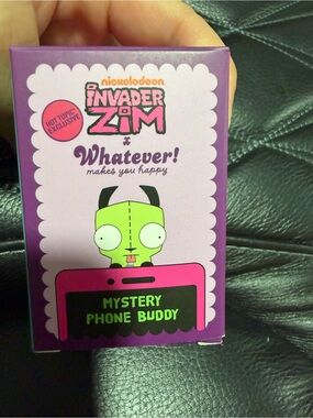 Nickelodeon Invader Zim Phone Buddy – Purple & Hot Pink